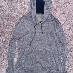 American Eagle Outfitters Gray Hooded Jacket